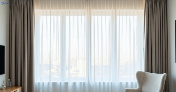 Restored vibrant drapes in bonogin QLD after Matty Curtain Cleaning